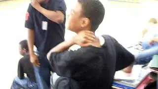 Smack in the neck