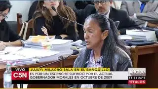 C5N - Justicia: declaración de Milagro Sala en Jujuy