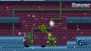Leo & Raph &ndash; TMNT Rescue Palooza OpenBOR Co-Op 2025 Gameplay (Sewer Stage)