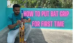 How to put bat grip with cone