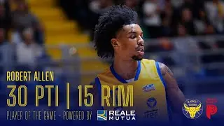 Robert Allen 30 PTI, 15 RIM | Torino-Pistoia 87-91 | Player of the Game - Powered by Reale Mutua