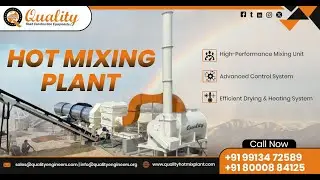 Unbelievable Efficiency! QUALITY Asphalt Drum Mix Plant in Action | Quality Engineers