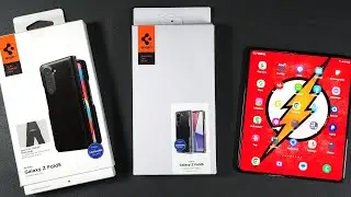 Galaxy Z Fold 5 Spigen Slim Armor Pro & Thin Fit Pro Cases