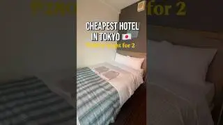 Cheapest hotel in Tokyo: Hotel Mystays Ueno Inaricho #tokyo #japan