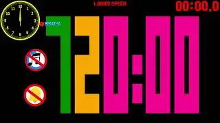 720 Minute Countdown Timer No Alarm 🔕 No Music 🔇Speedfeeling