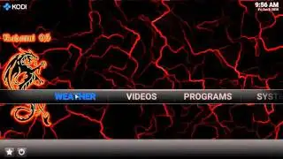 6min Kodi Howto - Weather Option / Customize Main Menu Bar