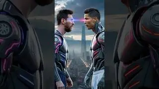 Messi vs Ronaldo🤯⚽ #messi #3danimation #football #ronaldo #shortsfeed #shorts #ai #aivideo