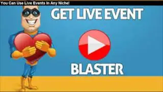 Live Event Blaster Review Demo - Automatically Schedule YouTube Live Events