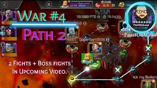 War 4 Path 2 Spider Woman Vs Wong | Moleman Vs Spot | MCOC 