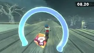 Race from bridge to bridge in the haunted swamp! - Mario Kart World P-Switch Challenge