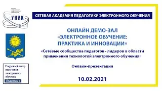 Онлайн демо-зал &laquo;Электронное обучение: практика и инновации&raquo;