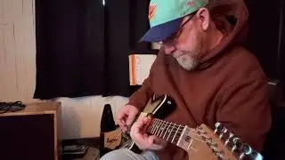 Trying some slide parts over an odd Bb2 to G chord progression
