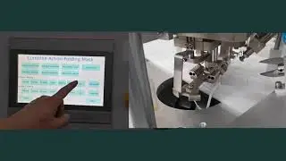 Folded mask production line earloop welding part manual test