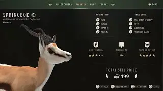 Way of the Hunter 5 star springbok