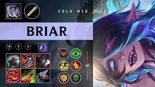 Briar Mid vs Naafiri - BR Grandmaster Patch 26.02