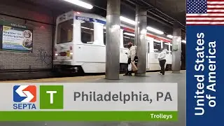 SEPTA Metro, Philadelphia, PA: T / Trolleys underground section (40th to 13th).