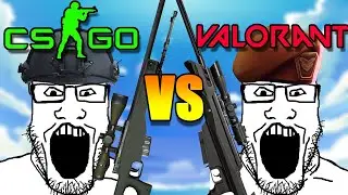 CSGO VS VALORANT - Weapon Sounds 🔊