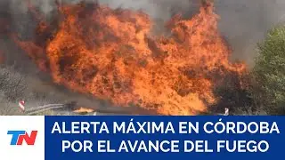 CÓRDOBA BAJO FUEGO: hay cuatro focos activos y hubo evacuados en Capilla del Monte