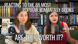 reacting to the 88 most POPULAR romantasy books ❤️&zwj;🔥🐉
