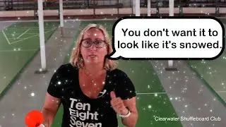 How To Bead A Shuffleboard Court