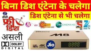 Wezone M8 Android SETTOP BOX 4K Full HD Dolby Sound Supported