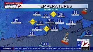 WPRI 12 Weather Forecast for 1/8/26:  Nice today, showers ahead