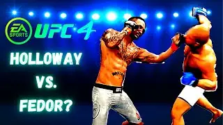 High Level (Sweaty) UFC 4 Online Max Holloway Patient Kickboxing vs Fedor