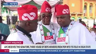 APC Receives Two Senators, Three House Of Reps Members From PDP Into Its Fold In Osun State