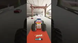Experience the Thrill of Truck Racing in a Vi #hotwheels
