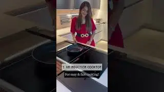 Kitchen innovations- seamless 3 in 1 cooktop #interiorideas #kitchenappliances #kitchen