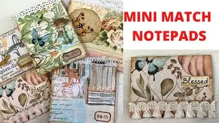 #roxysweeklychallenge MINI MATCHBOOK NOTEPADS ~ TUTORIAL
