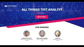All Things TEST ANALYST
