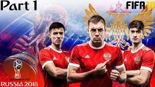 FIFA 18: Russia 2018 World Cup | RUSSIA PLAYTHROUGH PART 1 (Group Stage - Russia v Saudi Arabia)