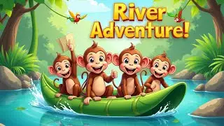 Monkeys&rsquo; River Adventure | Fun Jungle Poem for Kids