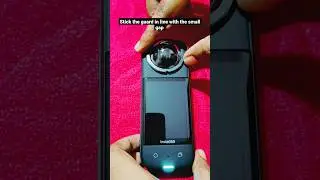 Best and easy way to Protect insta360 x3 lens #viral #shorts #short #shortsfeed #insta360