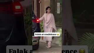 Falak Naaz at condolence and prayer meeting for Sana Khan&rsquo;s mother. #falaknaaz #condolence #e24