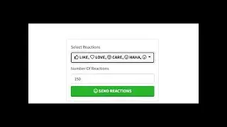 facebook auto react | How to get unlimited Facebook auto react | love care wow haha angry sad react.