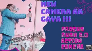 100 Subscribers | New Camera 📷 | Procus rush 2.0 action camera | Unboxing and review | Upgrading|