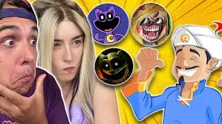 TROLLEAMOS A AKINATOR CON POPPY PLAYTIME CAPITULO 3 | LYNA Y CHOCOBLOX