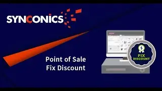Odoo POS (Point Of Sale) Fix Discount | OdooApps : #Synconics [ERP]