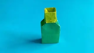 教你折纸瓶子，简单易学，生动形象