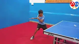 Table Tennis Forehand Loop, Counter & Topspin Practice (Divyansh & Akshat)