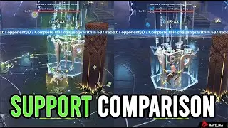 C0 Nahida vs C6 Dendro MC in Cyno Aggravate - Support Comparison | Genshin Impact