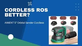 TOOL REVIEW:  Aiment Cordless Random Orbital Sander from Amazon