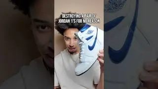 HOW TO: Turn Jordan 1 Highs to Lows 👀 #custom #jordans #jordan1 #nike #asmr #satisfying #sneakers
