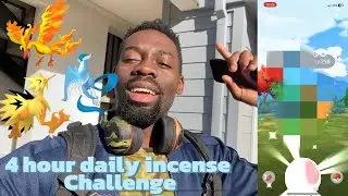4 hour daily incense challenge!!! Pok&eacute;mon go Galarian expedition