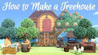 How to Make a Treehouse // Animal Crossing New Horizons