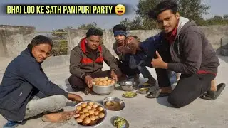 Makar Sankranti mai panipuri party 😍 #vlog