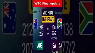 WTC Final live score #cricket #wtcfinal #cricketlegends