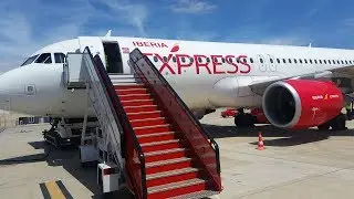 REVIEWING IBERIA'S LOW COST AIRLINE | Iberia Express Airbus A320 PMI-STR Inflight Experience